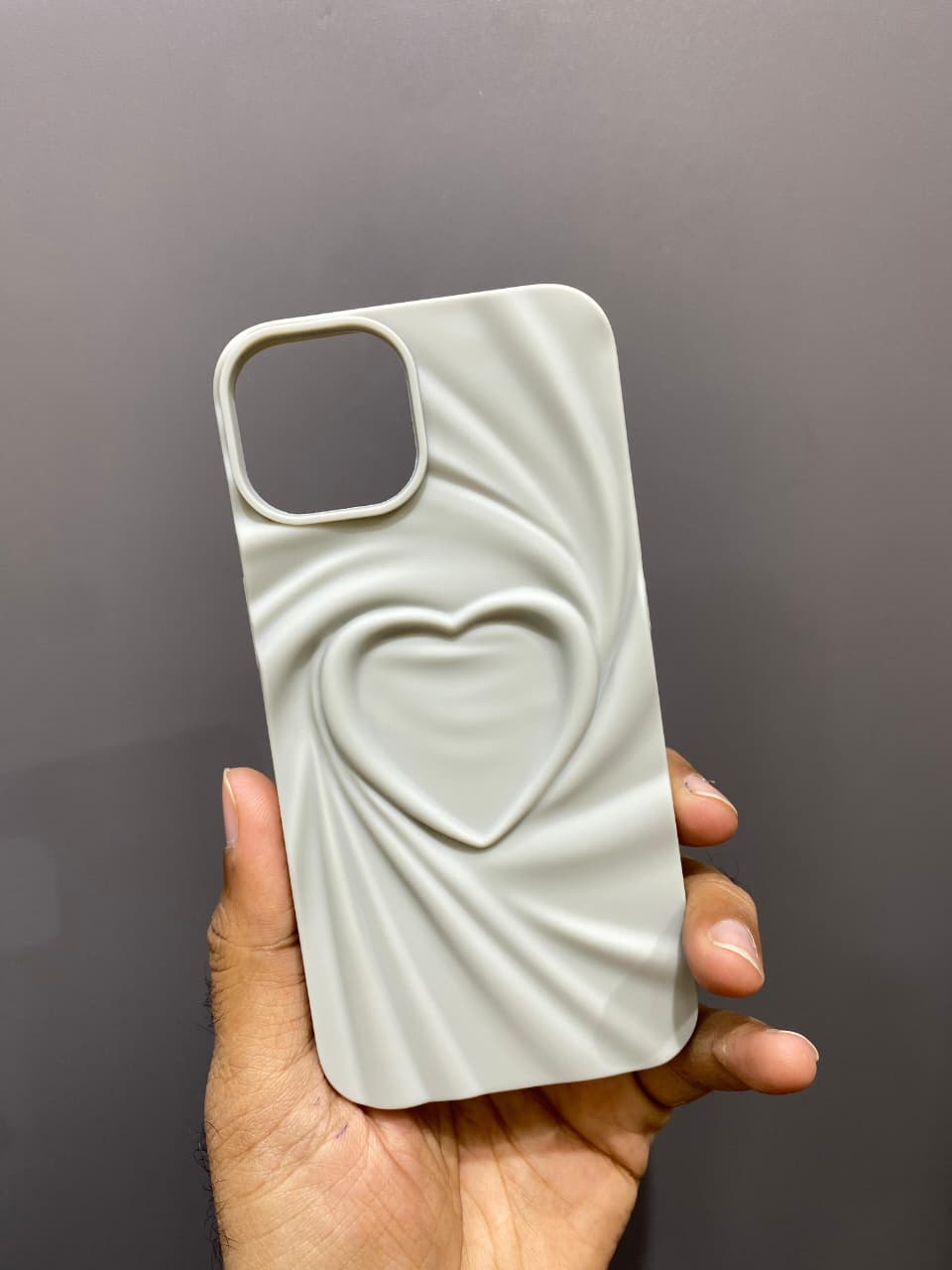 Iphone 13/14 3D Heart Design Cover