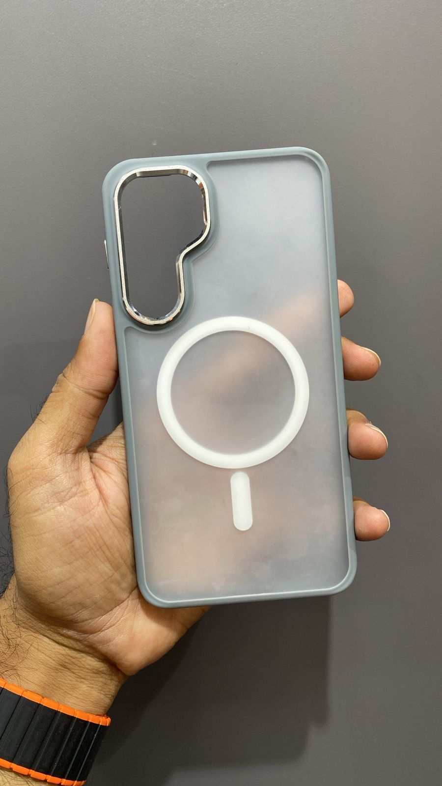 Samsung S24 Plus Premium Metal Camera Ring MagSafe Cover