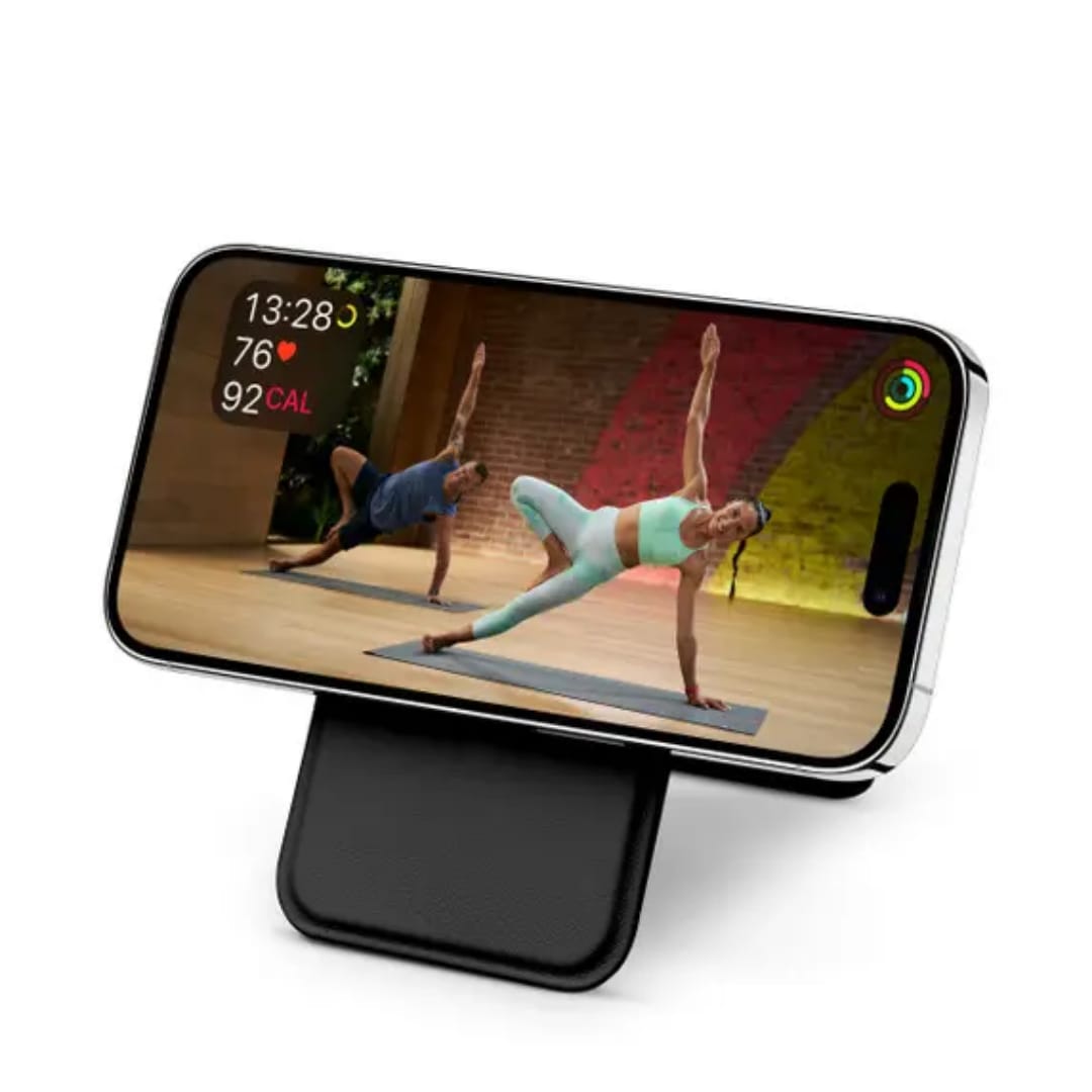 MagSafe Leather Stand Wallet (3-4 Cards Storage)