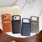 iPhone 17 Pro Max Premium Leather Wallet Cover
