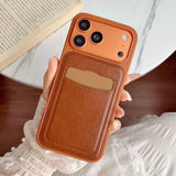 iPhone 17 Pro Max Premium Leather Wallet Cover