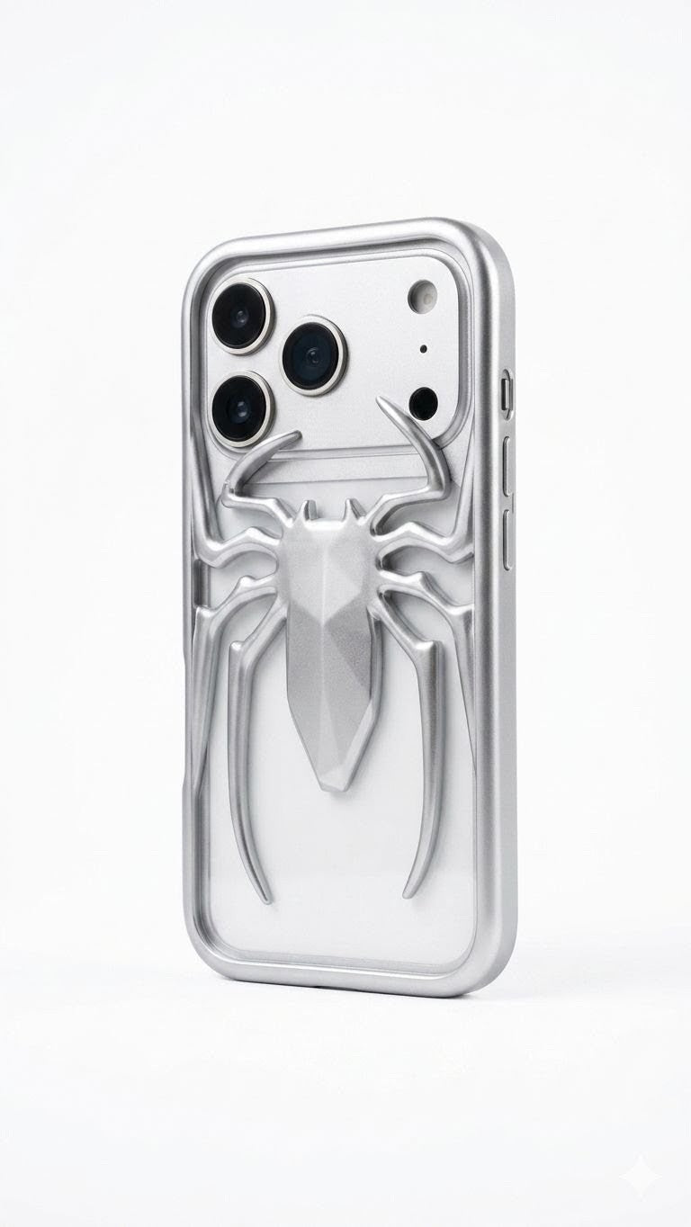 iPhone Matte Spider Design Cover